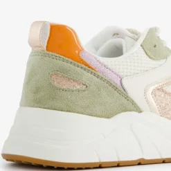 Blue Box Dames sneakers wit/groen Hot