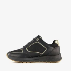 Tamaris Dames sneakers zwart goud