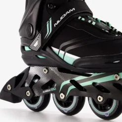 Nijdam Dames softboot skeelers zwart New