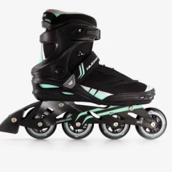 Nijdam Dames softboot skeelers zwart New