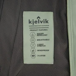 Kjelvik Dames softshell jas lichtgroen Outlet