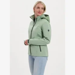 Kjelvik Dames softshell jas lichtgroen Outlet