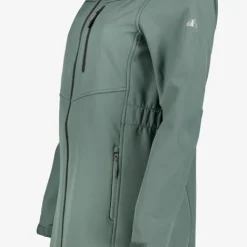 Mountain Peak Dames softshell parka groen Hot