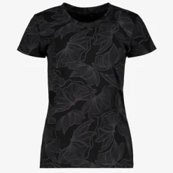 Osaga Dames sport T-shirt met print zwart Sale