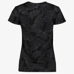 Osaga Dames sport T-shirt met print zwart Sale