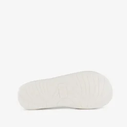 Thu!s Dames teddy pantoffels met bloemen beige Clearance