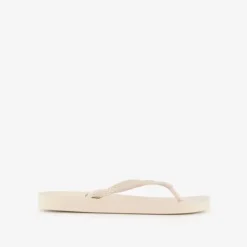 Copacabana Dames teenslippers beige met steentjes Online
