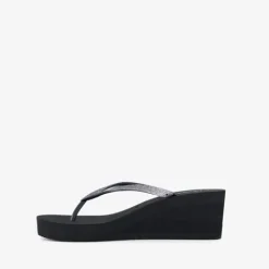 Blue Box Dames teenslippers met sleehak Outlet