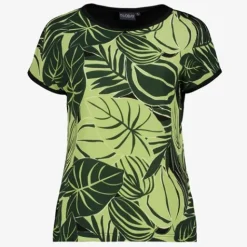 TwoDay Dames top met print groen Outlet