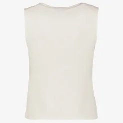 TwoDay Dames top met strikjes ecru Sale