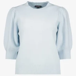 TwoDay Dames trui met halflange mouwen lichtblauw Discount