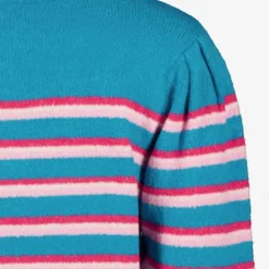 TwoDay Dames trui met roze strepen Sale