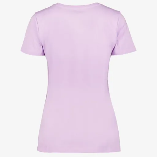 TwoDay Dames T-shirt lila met tekstopdruk Discount