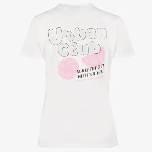 TwoDay Dames T-shirt met backprint wit Discount