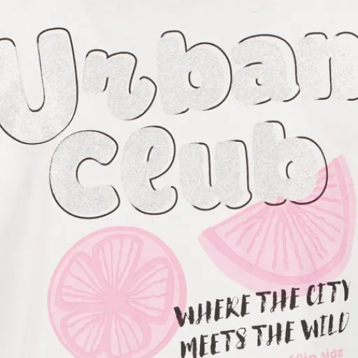 TwoDay Dames T-shirt met backprint wit Discount