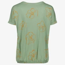 TwoDay Dames T-shirt met bloemenprint groen Sale