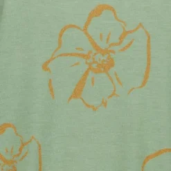 TwoDay Dames T-shirt met bloemenprint groen Sale