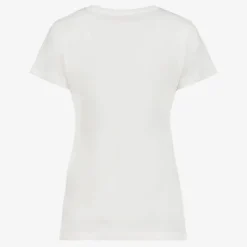 TwoDay Dames T-shirt met cowboylaarzen wit Hot