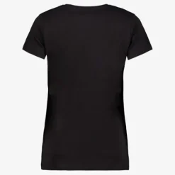 TwoDay Dames T-shirt met luipaard zwart Clearance