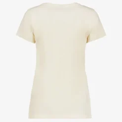 TwoDay Dames T-shirt met opdruk beige Hot