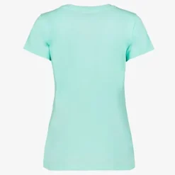 TwoDay Dames T-shirt met opdruk turquoise New