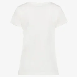 TwoDay Dames T-shirt met opdruk wit