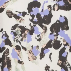 TwoDay Dames T-shirt met print wit paars Hot