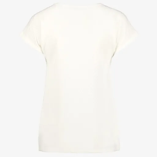 TwoDay Dames T-shirt met structuur wit