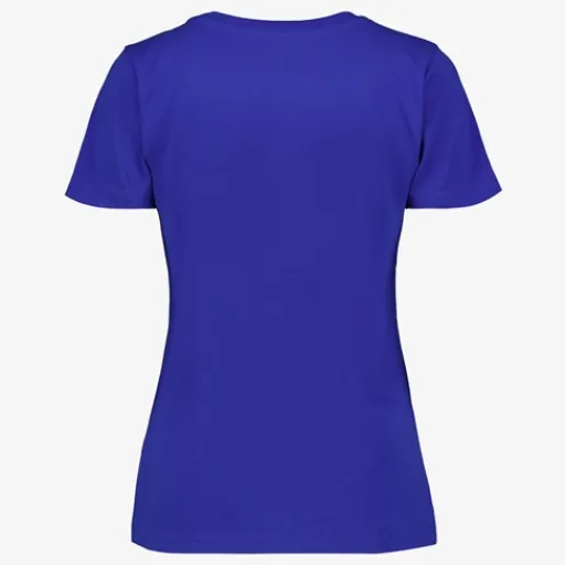 TwoDay Dames T-shirt met tekstopdruk kobalt blauw Hot