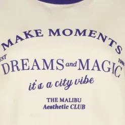 TwoDay Dames T-shirt wit met tekstopdruk Online