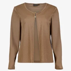 TwoDay Dames vestje met glitters bruin Discount