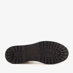 Blue Box Dames veterboots lichtbeige zwart Outlet