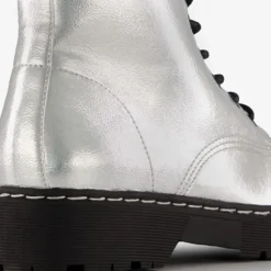 Blue Box Dames veterboots zilver Hot