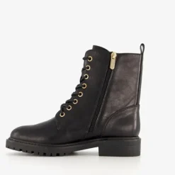 Blue Box Dames veterboots zwart Sale