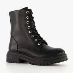 Blue Box Dames veterboots zwart Discount