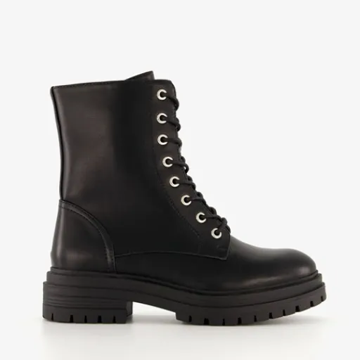 Blue Box Dames veterboots zwart Discount