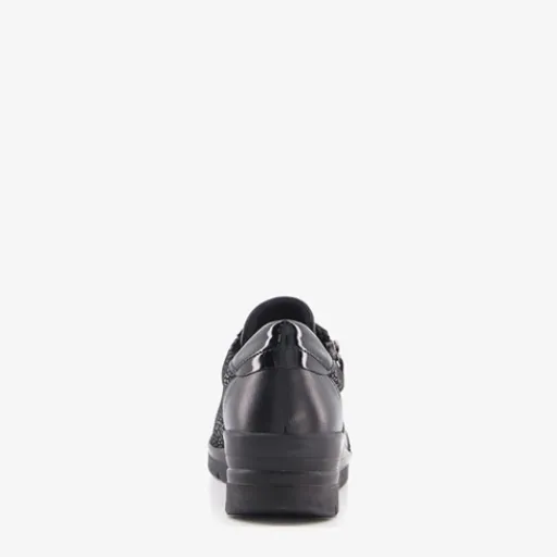 Natuform Dames veterschoenen zwart Sale