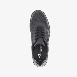 Natuform Dames veterschoenen zwart Sale