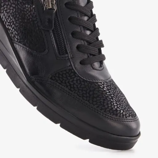 Natuform Dames veterschoenen zwart Sale