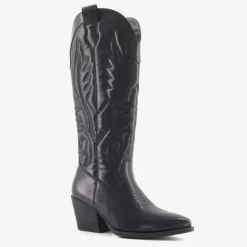 Blue Box Dames western boots zwart