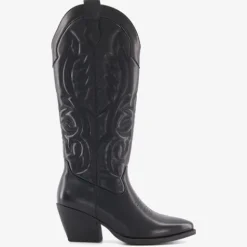 Blue Box Dames western boots zwart