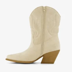 Blue Box Dames western laarzen beige