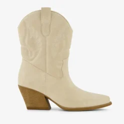 Blue Box Dames western laarzen beige