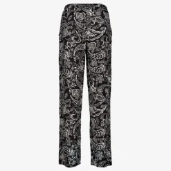 TwoDay Dames wide leg broek paisley print zwart Best