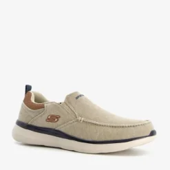 Skechers Delson 2.0 Larwin heren instappers beige Sale