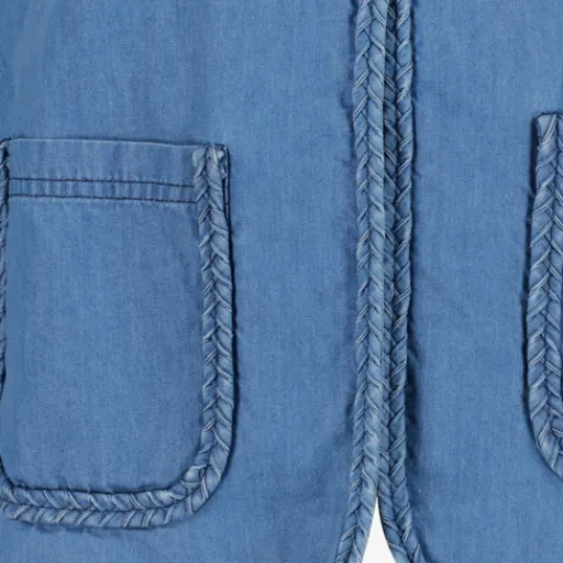 TwoDay Denim dames gilet blauw Clearance