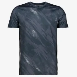 Dutchy Dry heren voetbal T-shirt zwart grijs Hot