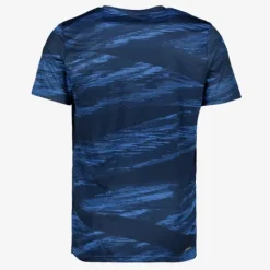 Dutchy Dry heren voetbal T-shirt met print blauw Hot