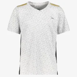 Dutchy Dry jongens voetbal T-shirt wit zwart Discount