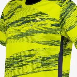Dutchy Dry kinder voetbal T-shirt geel zwart Hot